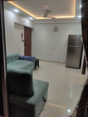 Living Room in 1 BHK Apartment at Gauri Excellency, Kandivali West – for Rent