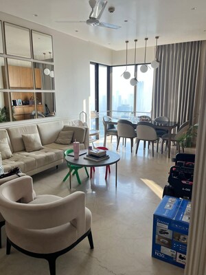 Living Room in 3 BHK Apartment at Lodha The Park, Worli – for Sale