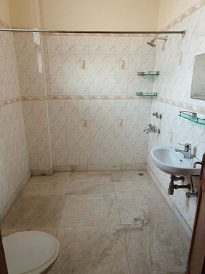 Bathroom in 2 BHK Builder Floor at Dlf Phase I – for Rent