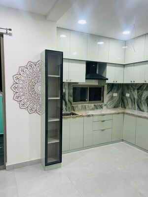 Kitchen in 3 BHK Apartment at Hallmark Treasor, Narsingi – for Rent