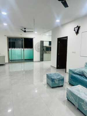 Living Room in 3 BHK Apartment at Hallmark Treasor, Narsingi – for Rent