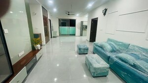 Living Room in 3 BHK Apartment at Hallmark Treasor, Narsingi – for Rent