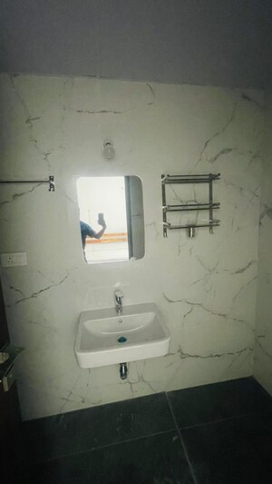 Bathroom in 3 BHK Apartment at Hallmark Treasor, Narsingi – for Rent