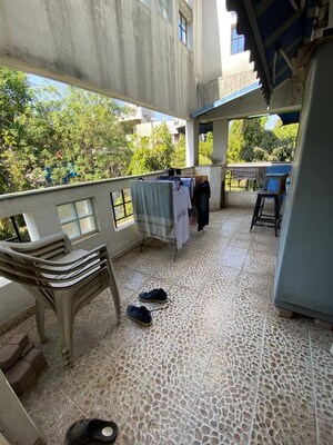 Terrace in 3 BHK Apartment at Beharay Rathi Hillview Residency, Kothrud – for Sale
