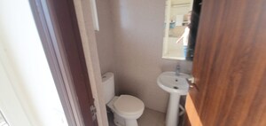 Bathroom in 1 BHK Apartment at Barnala Green Lotus Avenue, Ambala Highway – for Rent