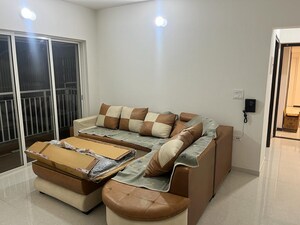 Living Room in 1 BHK Apartment at Lodha Amara, Kolshet Road – for Sale
