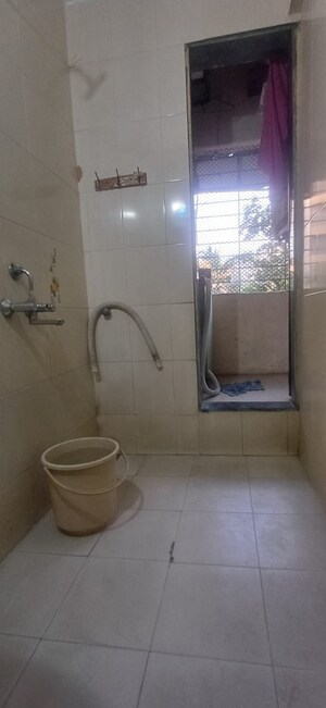Bathroom in 2 BHK Apartment at Nav Durga CHS, Naupada – for Sale