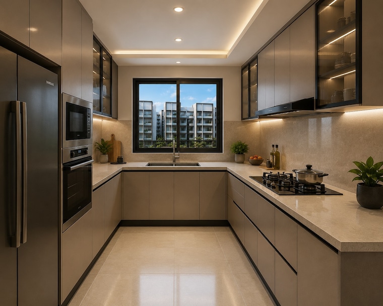 Kitchen, oakstone-sn-celeste 3 Bedroom 1463 Sq.Ft. Apartment In Hosa Road Junction Bangalore 10381049