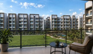 Balcony in 3 BHK Apartment at Oakstone SN Celeste, Hosa Road Junction – for Sale