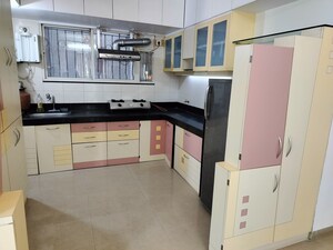 Kitchen in 2 BHK Apartment at Kumar Parisar, Kothrud – for Rent