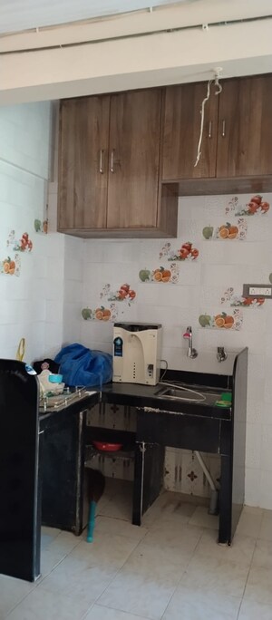 Kitchen in 1 RK Apartment at Ram Krishna Apartments, Bhandup West – for Rent