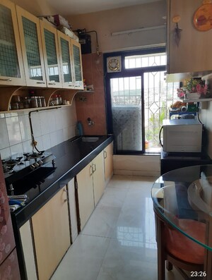 Kitchen in 1 BHK Apartment at Mantri Park, Goregaon East – for Rent