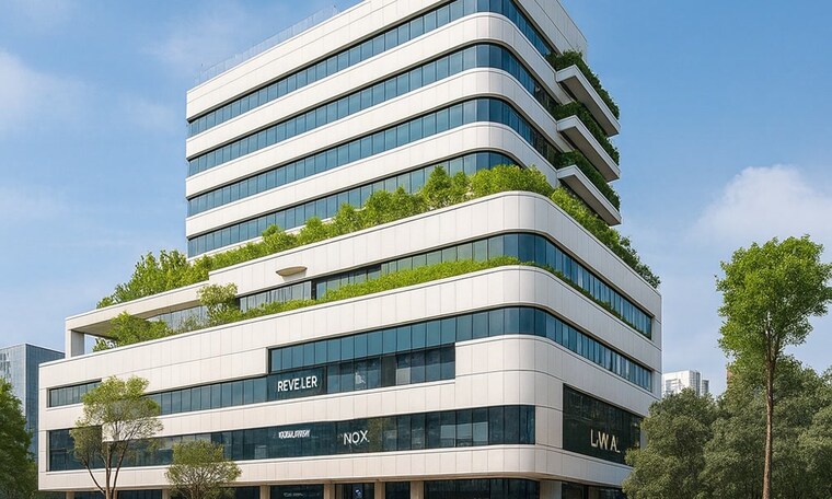 Exterior View, homeland-global-park-cp-atelier Commercial Office Space in IT/SEZ 650 Sq.Ft. In Industrial Area Mohali 10386233