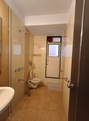 Bathroom in 3 BHK Apartment at Neelkanth Palms, Kapur Bawdi – for Rent