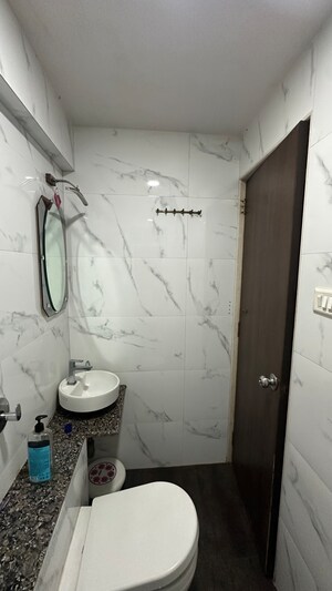 Bathroom in 2 BHK Apartment at Chandiwala Pearl Platinum, Jogeshwari West – for Rent