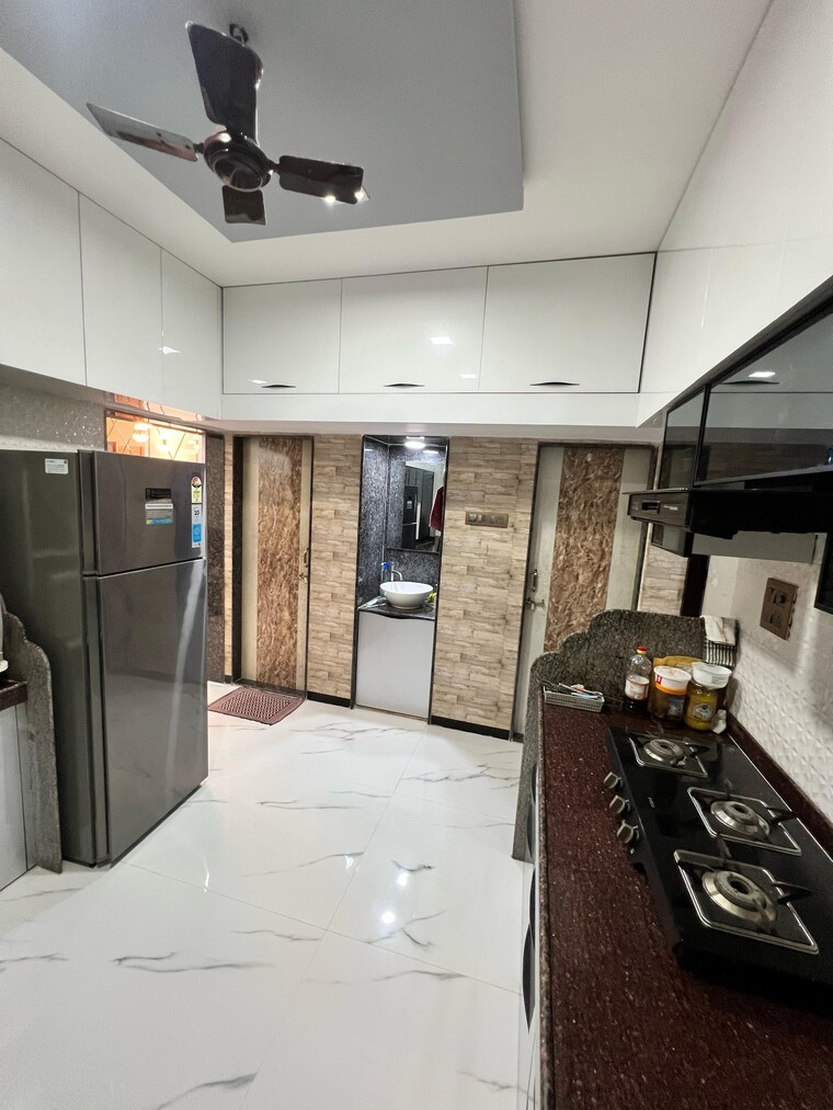 Kitchen, sapphire-lakeside 1 Bedroom 620 Sq.Ft. Apartment In Powai Mumbai 10390439