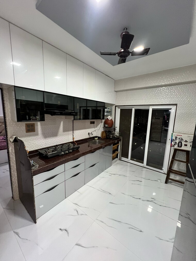 Kitchen, sapphire-lakeside 1 Bedroom 620 Sq.Ft. Apartment In Powai Mumbai 10390439