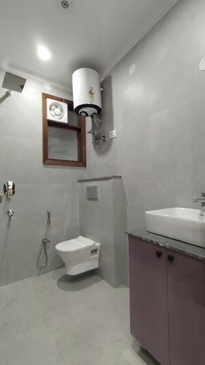 Bathroom in 2 BHK Builder Floor at Saket – for Rent