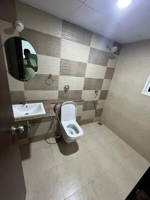 Bathroom in 2 BHK Apartment at Karle Vario Homes, Hebbal – for Rent