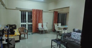 Living Room in 3 BHK Apartment at Bhujbal Township, Kothrud – for Rent
