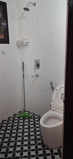 Bathroom in 3 BHK Builder Floor at Sushant Lok Iii – for Rent