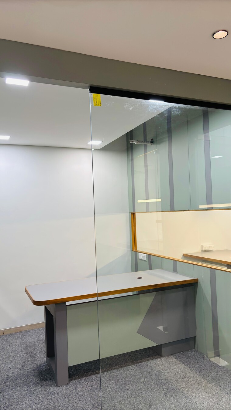 Kitchen, samvaad-east-face Commercial Office Space 1650 Sq.Ft. In Ambli Ahmedabad 10393054