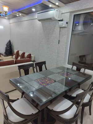 Dining area in 3 BHK Apartment at Sushma Joynest MOH, Bir Chhat – for Rent
