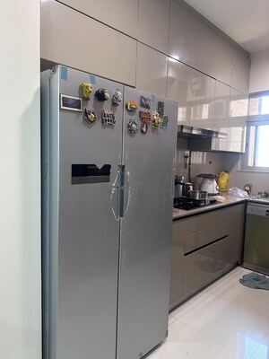 Kitchen in 3 BHK Apartment at One Hiranandani Park Barrington, Ghodbunder Road – for Rent