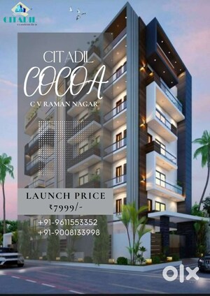 2 BHK Apartment – Exterior View View at Gm Palya - for Sale