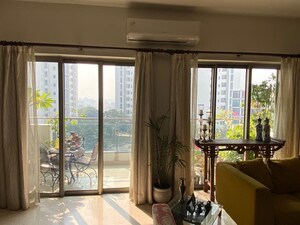 Living Room in 3.5 BHK Apartment at Tata Raheja Raisina Residency, Sector 59 – for Rent