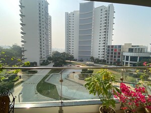 Balcony in 3.5 BHK Apartment at Tata Raheja Raisina Residency, Sector 59 – for Rent