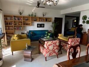 Living Room in 3.5 BHK Apartment at Tata Raheja Raisina Residency, Sector 59 – for Rent