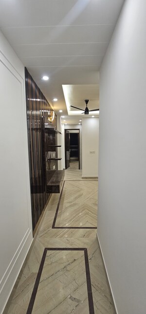 Staircase in 3 BHK Builder Floor at Malviya Nagar – for Rent