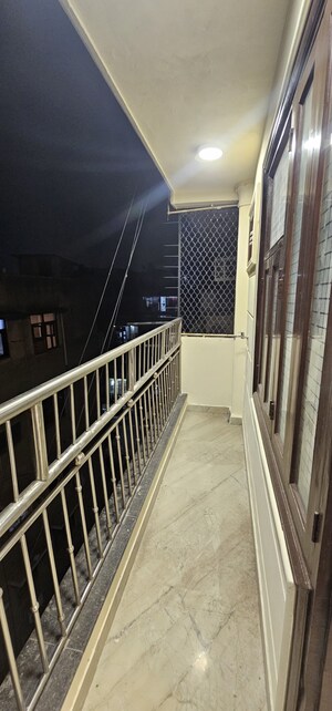 Balcony in 3 BHK Builder Floor at Malviya Nagar – for Rent