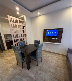 Dining area in 1 BHK Apartment at Royal Oxford Street, Ambala Highway – for Rent