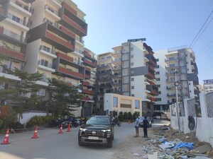 3 BHK Apartment – Exterior View View at Narsingi - for Rent