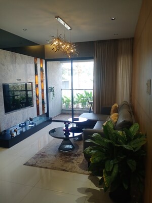 Living Room in 3.5 BHK Apartment at ANP Ultimus, Wakad – for Sale