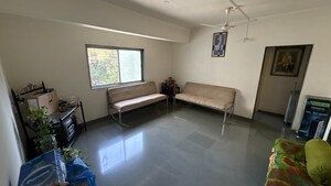 Living Room in 2 BHK Apartment at Sunshine Park, Balewadi – for Rent
