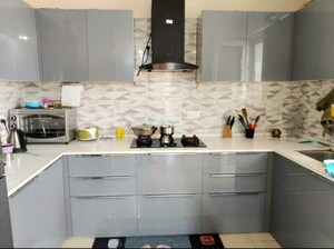 Kitchen in 3 BHK Apartment at Ganga CHS Mulund, Mulund West – for Rent