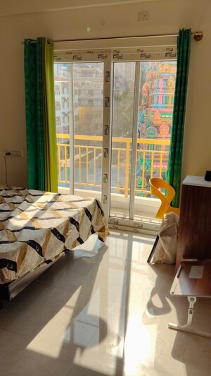 Bedroom in 1 BHK Apartment at Sujatha Residency Bellandur, Bellandur – for Rent