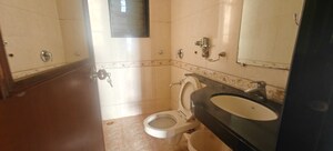 Bathroom in 3 BHK Apartment at Lake Pleasant, Powai – for Rent