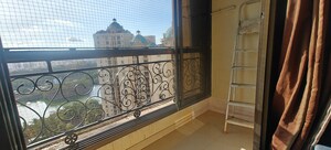 Balcony in 3 BHK Apartment at Lake Pleasant, Powai – for Rent