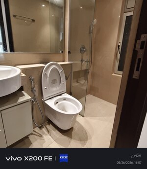 Bathroom in 2 BHK Apartment at Hiranandani Gardens, Powai – for Rent