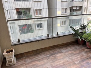 Balcony in 3 BHK Apartment at Jains Carlton Creek Phase 2, Manikonda – for Rent