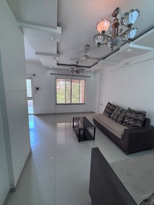 Tv Room in 2 BHK Apartment at GK Rose Icon, Pimple Saudagar – for Rent