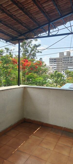 Balcony in 2 BHK Apartment at B. U. Bhandari  Planet Millenium, Pimple Saudagar – for Rent