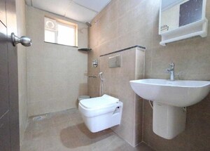 Bathroom in 3 BHK Apartment at Saritha Serene, Gunjur – for Rent