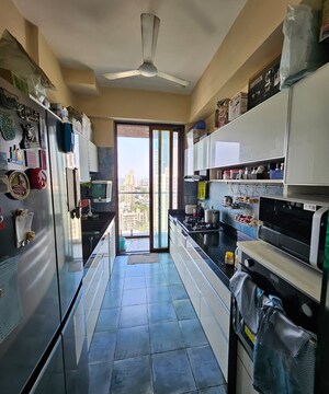 Kitchen in 3 BHK Apartment at Sanghvi Aaditya Elegance, Matunga West – for Rent