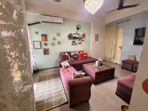 Living Room in 2 BHK Apartment at Mahagun Majestic, Sain Vihar – for Rent