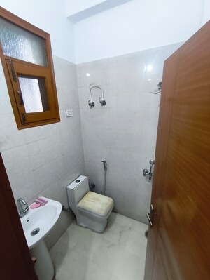 Bathroom in 2 BHK Builder Floor at Harsha City Mall, Shakti Khand 2 – for Rent